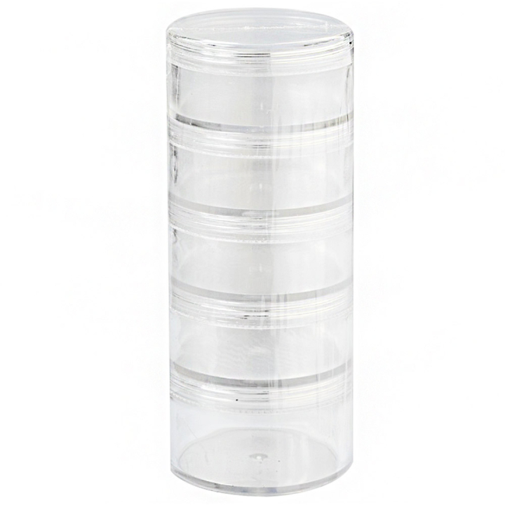 Stapelbara förvaringslådor 5-pack i gruppen Skapande & Hobby / Organisera / Förvaringslådor hos Pen Store (128591)