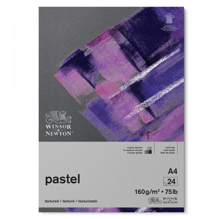 Läs mer om Winsor & Newton Pastellblock Grey A4 160g
