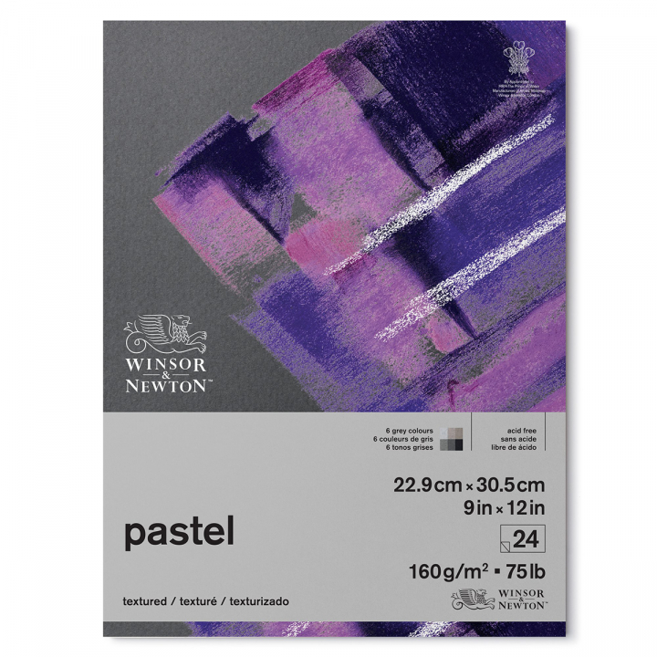 Pastellblock Grey 23x31 cm 160g i gruppen Papper & Block / Konstnärsblock / Pastellblock hos Pen Store (128706)