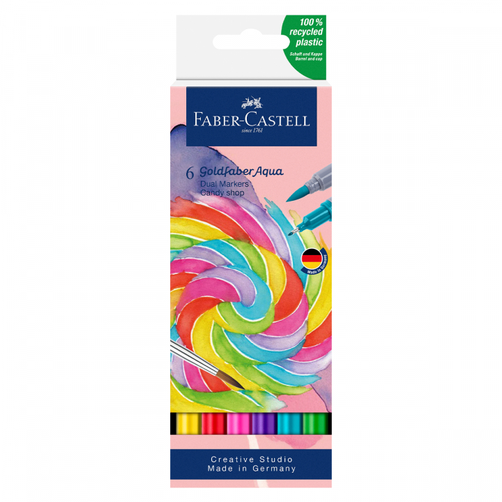 Faber-Castell Goldfaber Aqua Dual Marker 6-set Candy shop