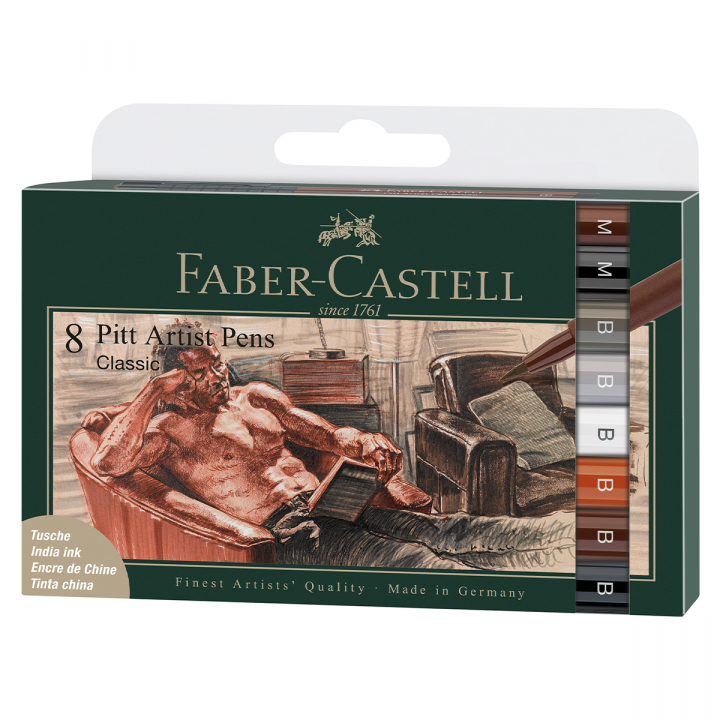 Läs mer om Faber-Castell PITT Artist 8-pack Classic
