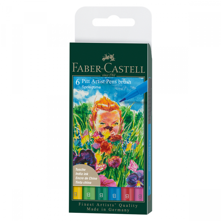 Läs mer om Faber-Castell PITT Artist Brush 6-pack Spring