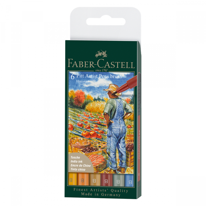 Läs mer om Faber-Castell PITT Artist Brush 6-pack Fall