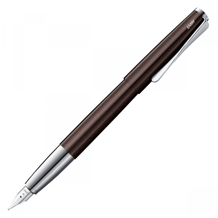 Läs mer om Lamy Studio Dark Brown Reservoarpenna Extra-Fine