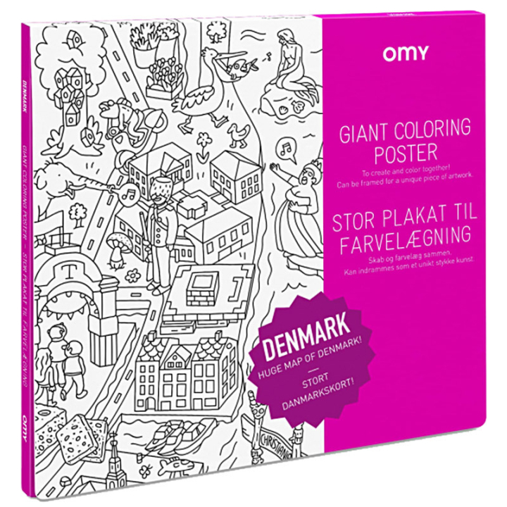 Läs mer om OMY Coloring Poster Danmark