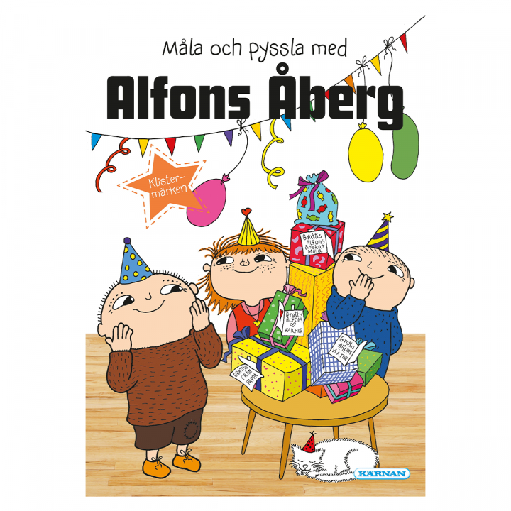 Alfons Åberg Målarbok med Pyssel i gruppen Kids / Barnpyssel och kreativitet / Målar- och pysselböcker hos Pen Store (128978)