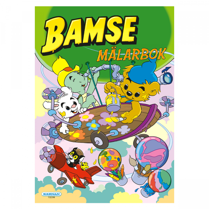 Bamse Målarbok i gruppen Kids / Barnpyssel och kreativitet / Målar- och pysselböcker hos Pen Store (128979)