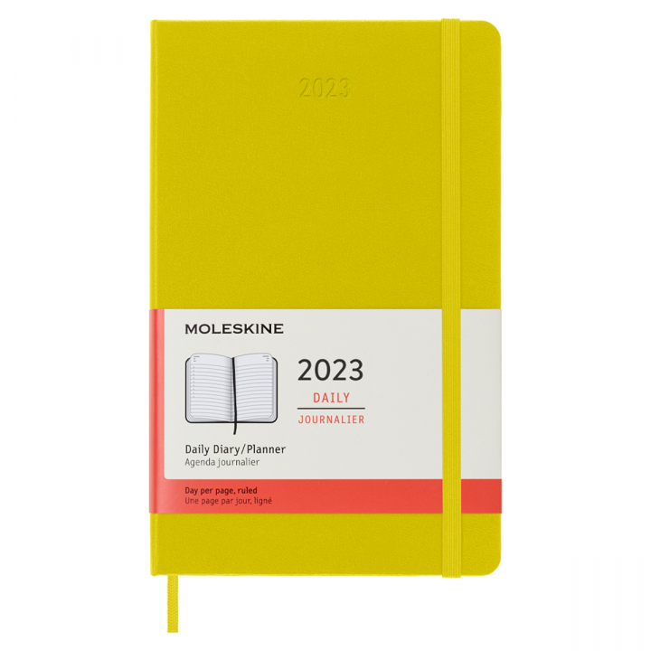 Moleskine 12M Daily Kalender Hardcover Large Yellow