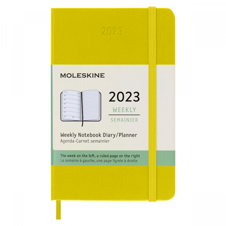 Moleskine 12M Weekly Notebook Hardcover Pocket Yellow