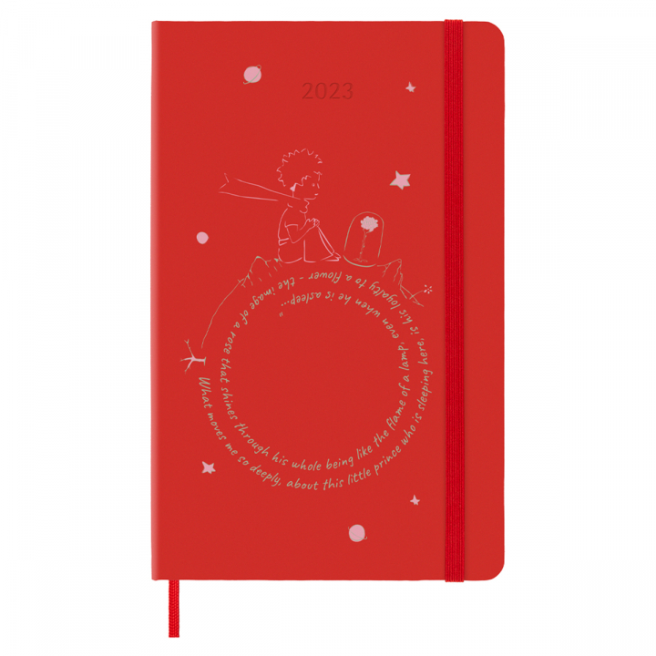 Moleskine 12M Weekly Notebook Le Petit Prince Large Red