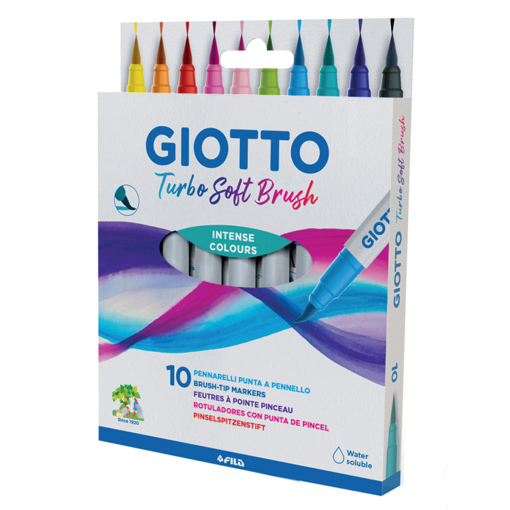 Läs mer om Giotto Turbo Soft Penselpenna 10-set