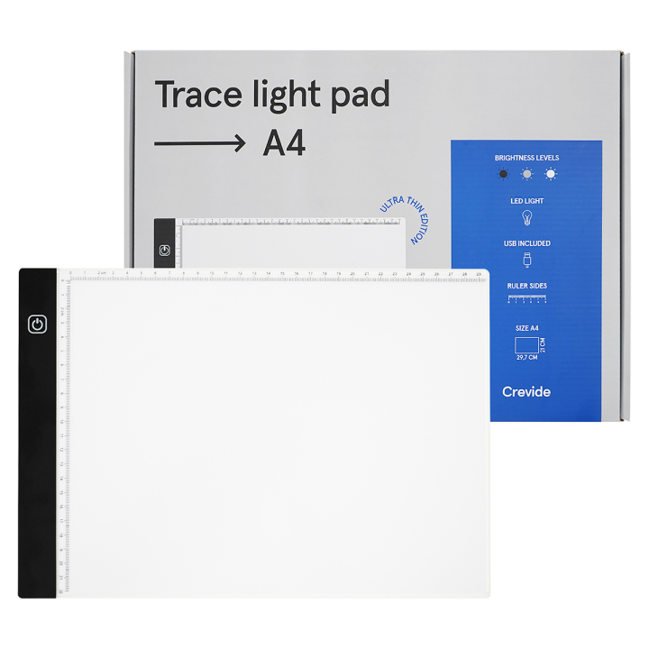 Läs mer om Crevide Ljusbord Trace Light Pad A4