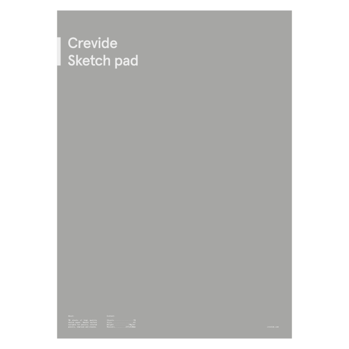 Crevide Sketch Pad A3 70g