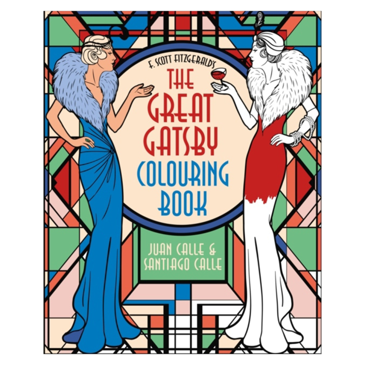 Great Gatsby Colouring Book i gruppen Skapande & Hobby / Böcker / Målarböcker för vuxna hos Pen Store (129245)