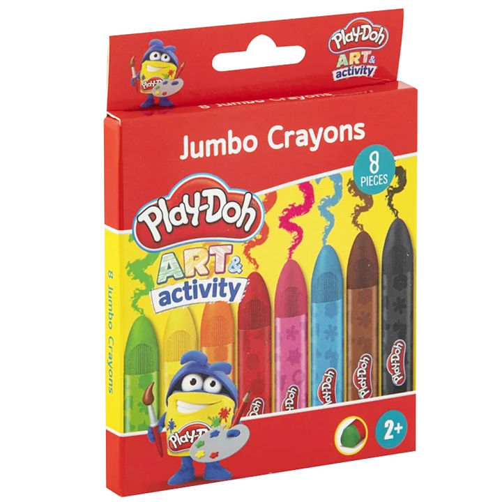 Läs mer om Play-Doh Barnkritor Jumbo 8-set
