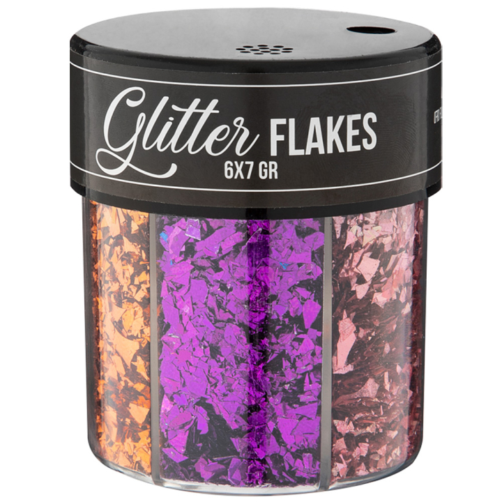Läs mer om Craft Sensations Shaker Glitter-flingor