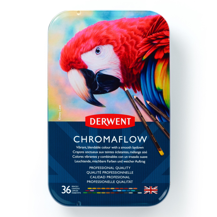 Läs mer om Derwent Chromaflow Färgpennor 36-set