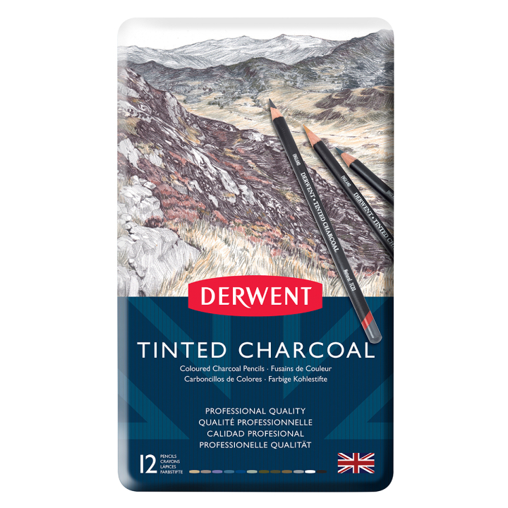 Läs mer om Derwent Tinted Charcoal 12-set
