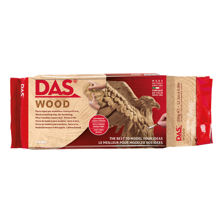 Modellera 350 g Wood i gruppen Skapande & Hobby / Skapa / Modellera / Lufttorkande lera hos Pen Store (129930)