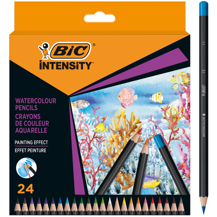 Läs mer om BIC Akvarellpennor Intensity 24-set