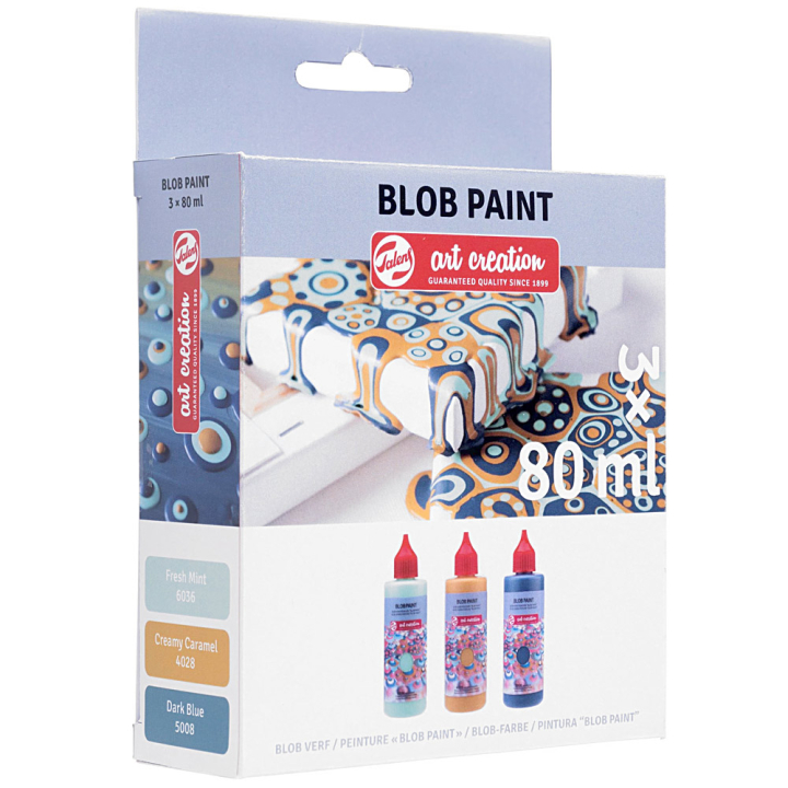 Blob Paint set Mint i gruppen Konstnärsmaterial / Färger / Akrylfärg hos Pen Store (130280)