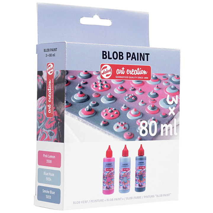 Blob Paint set Pink i gruppen Konstnärsmaterial / Färger / Akrylfärg hos Pen Store (130281)