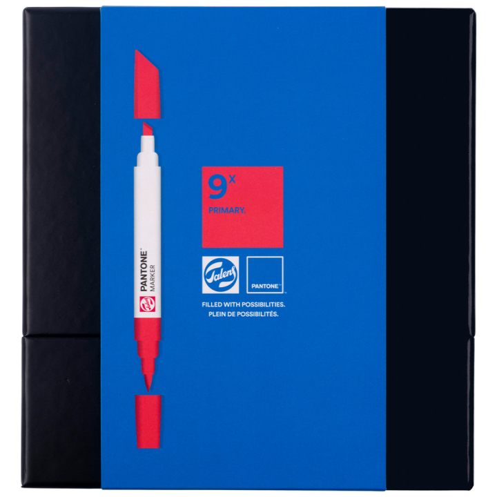 Marker 9-set Primary i gruppen Pennor / Konstnärspennor / Illustrationsmarkers hos Pen Store (130482)
