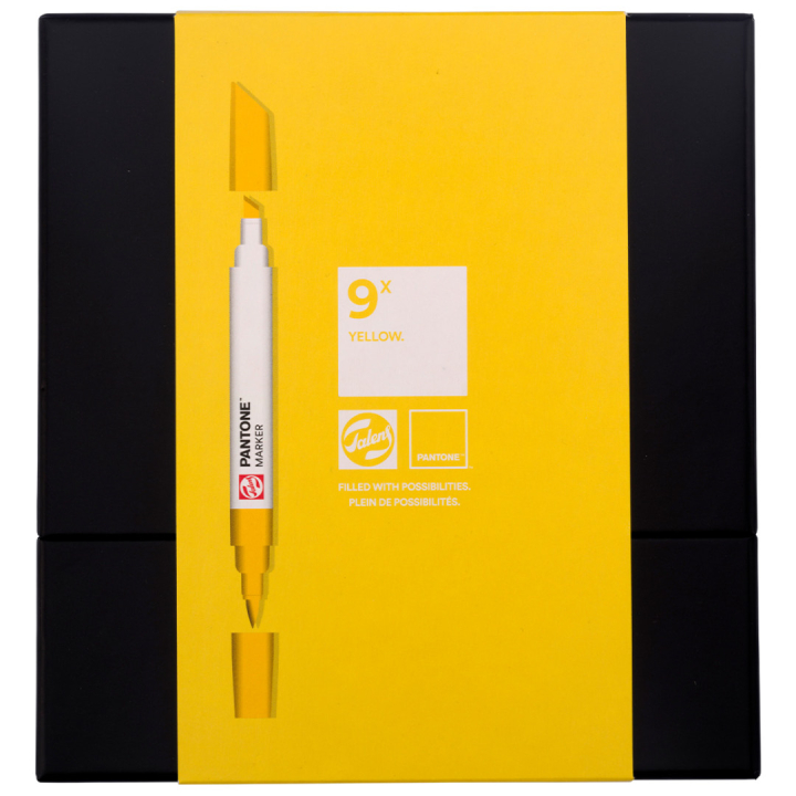 Marker 9-set Yellow i gruppen Pennor / Konstnärspennor / Illustrationsmarkers hos Pen Store (130483)