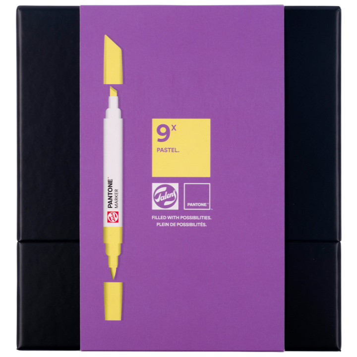 Marker 9-set Pastel i gruppen Pennor / Konstnärspennor / Illustrationsmarkers hos Pen Store (130495)
