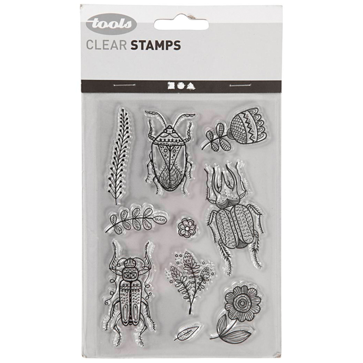 Läs mer om Colortime Motivstämplar Clear Stamps Insekter