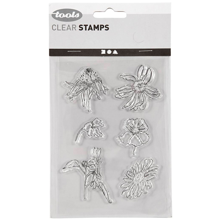 Motivstämplar Clear Stamps Blommor i gruppen Skapande & Hobby / Hobbytillbehör / Stämplar hos Pen Store (130561)