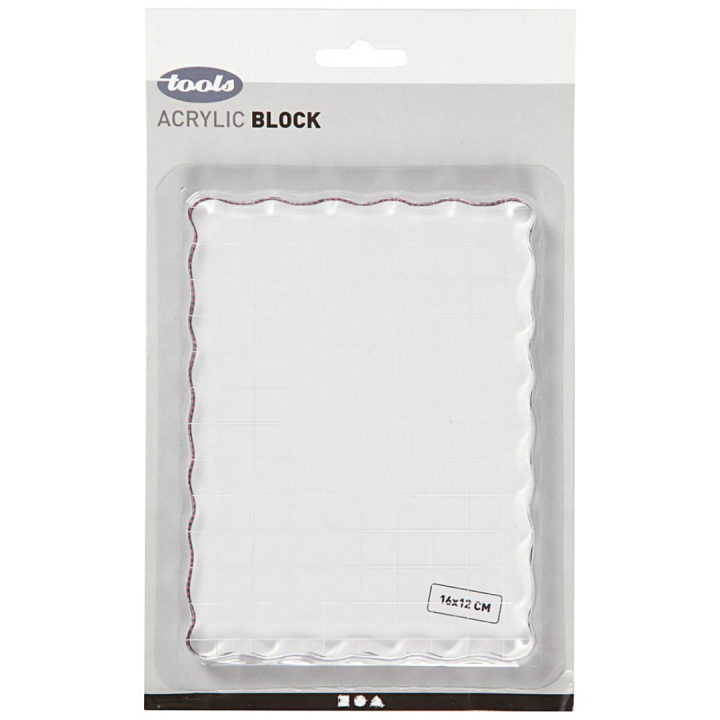 Akrylblock till stämplar 16 x 12 cm i gruppen Skapande & Hobby / Hobbytillbehör / Stämplar hos Pen Store (130565)