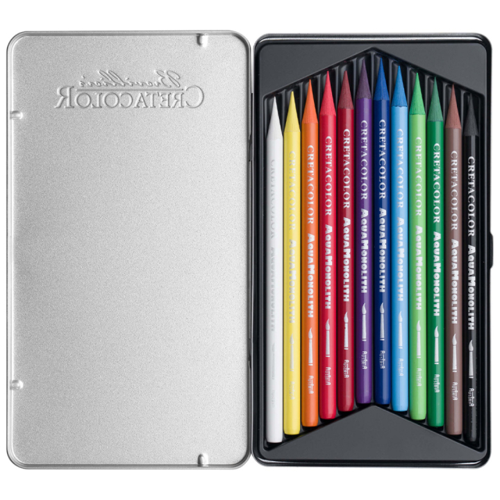 Aqua Monolith Akvarellpennor 12-set i gruppen Pennor / Konstnärspennor / Akvarellpennor hos Pen Store (130577)