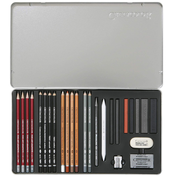 Teacher's Choice tecknarset 26 delar i gruppen Konstnärsmaterial / Kritor och blyerts / Grafit och blyerts hos Pen Store (130580)