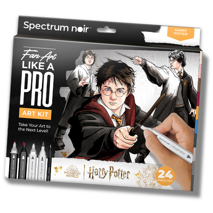 Läs mer om Spectrum Noir Art Kit 24-set Harry Potter