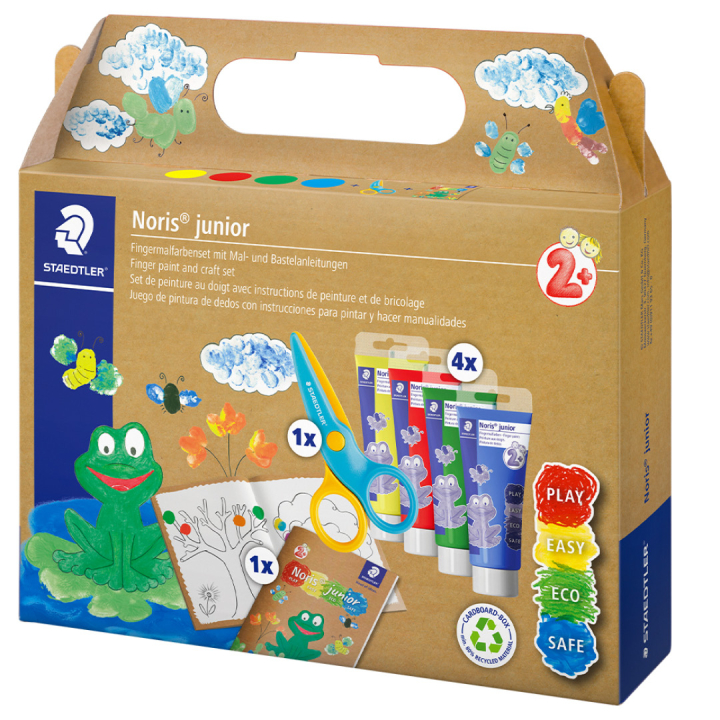 Noris Junior Fingerfärg & pyssel (2 år+) i gruppen Kids / Måla och skapa / Målarfärg för barn  / Fingerfärg hos Pen Store (130646)