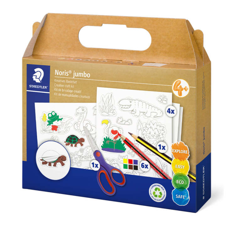 Noris Junior Klistermärkeslåda (4 år+) i gruppen Kids / Barnpyssel och kreativitet / Klistermärken hos Pen Store (130647)