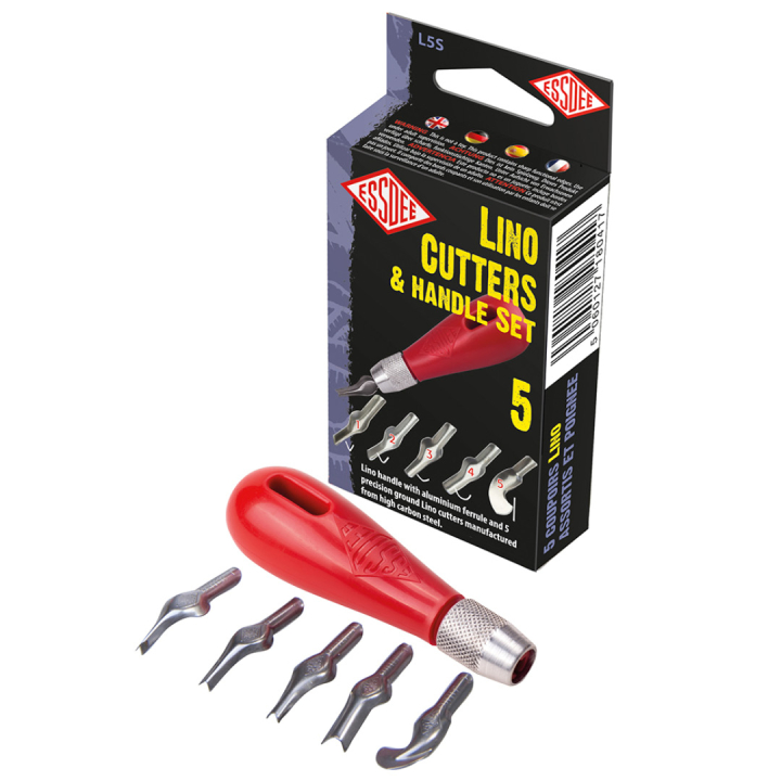 Knivset till linoleumtryck 5-pack i gruppen Skapande & Hobby / Tekniker / Linoleumtryck hos Pen Store (130665)