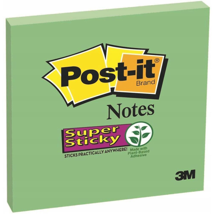 Post-it Super Sticky 76x76 Sparrisgrön i gruppen Papper & Block / Skriva och anteckna / Post-it och notisblock hos Pen Store (130681)