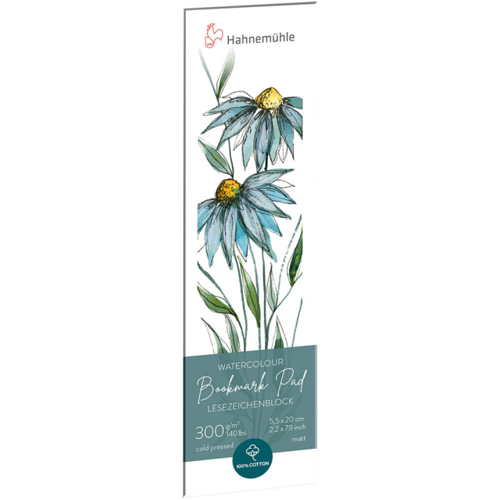 Akvarellpapper Bookmark Pad 300g 5,5x20 cm i gruppen Papper & Block / Konstnärsblock / Akvarellblock hos Pen Store (130709)