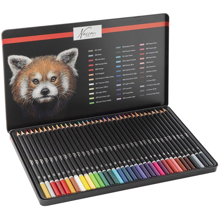 Färgpennor Artist 36-set plåtlåda i gruppen Pennor / Konstnärspennor / Färgpennor hos Pen Store (130722)