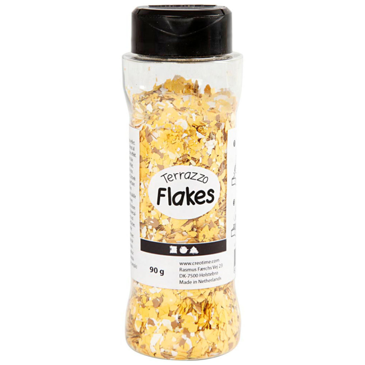 Terrazzo Flakes 90g Gul i gruppen Skapande & Hobby / Skapa / Pyssel och DIY hos Pen Store (130769)