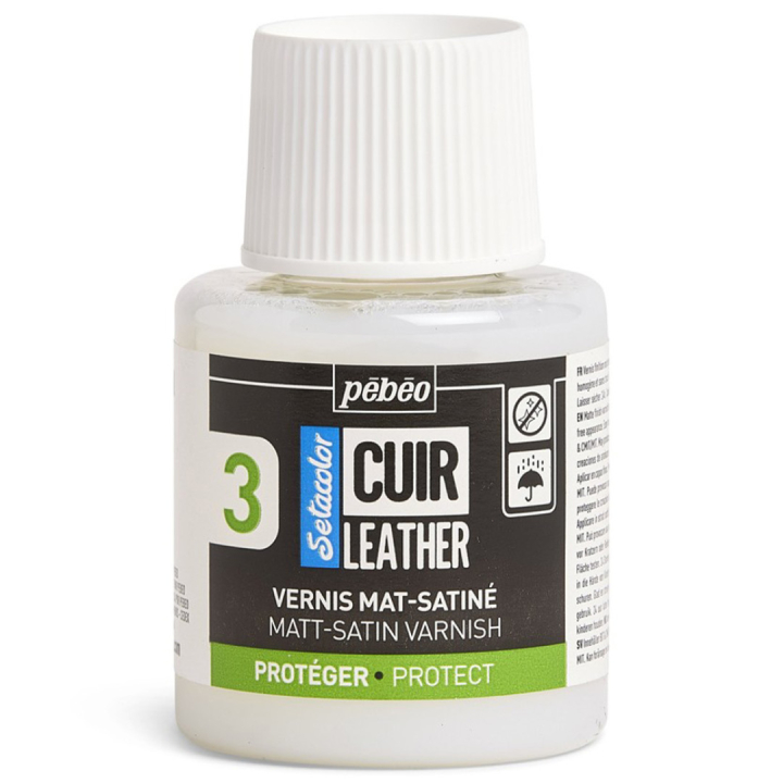 Setacolor Cuir Leather Matt/Satin Varnish 110ml i gruppen Skapande & Hobby / Färger / Läderfärg hos Pen Store (130866)