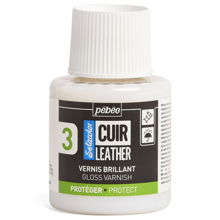 Setacolor Cuir Leather Gloss Varnish 110ml i gruppen Skapande & Hobby / Färger / Läderfärg hos Pen Store (130867)