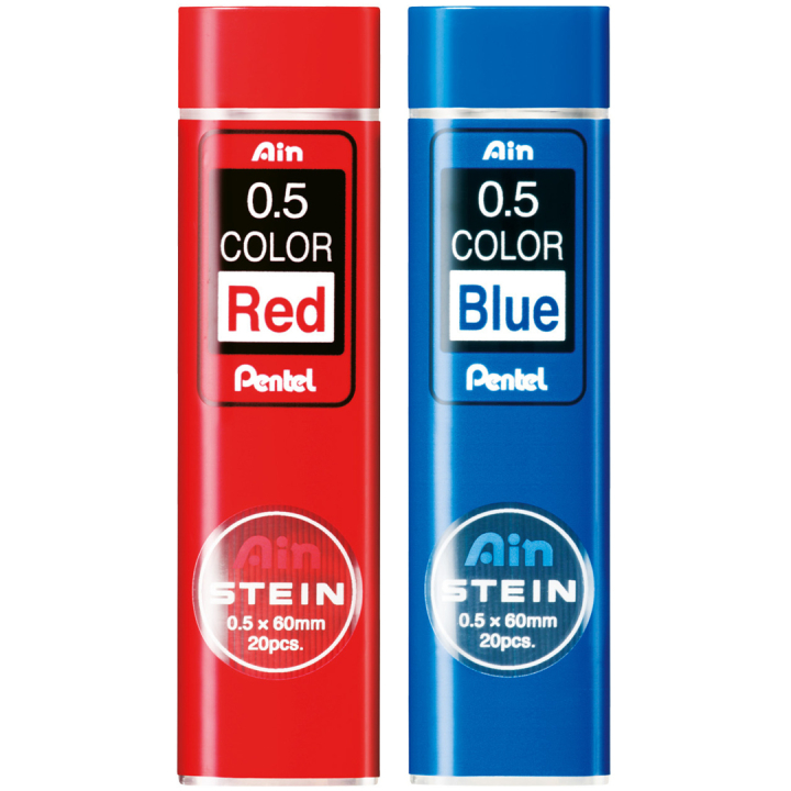 Läs mer om Pentel AIN Stift Färgade 0,5 20-pack Röd