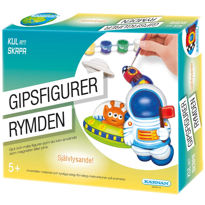 Gipsfigurer Rymden (5 år+) i gruppen Kids / Barnpyssel och kreativitet / Pyssellådor hos Pen Store (131092)