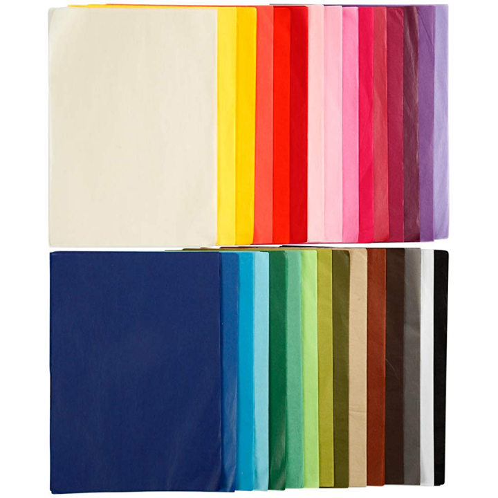 Läs mer om Colortime Silkespapper A4 30 färger 300-pack