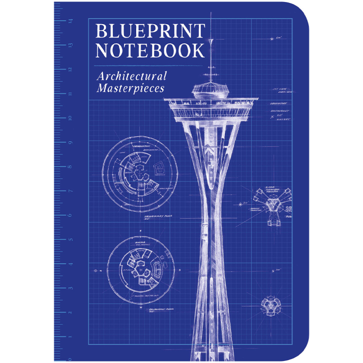 Läs mer om Books Blueprint Notebook: Architectural Masterpieces