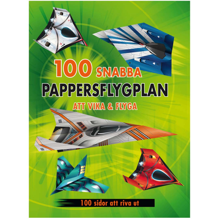 Läs mer om Books 100 snabba Pappersflygplan att vika & flyga