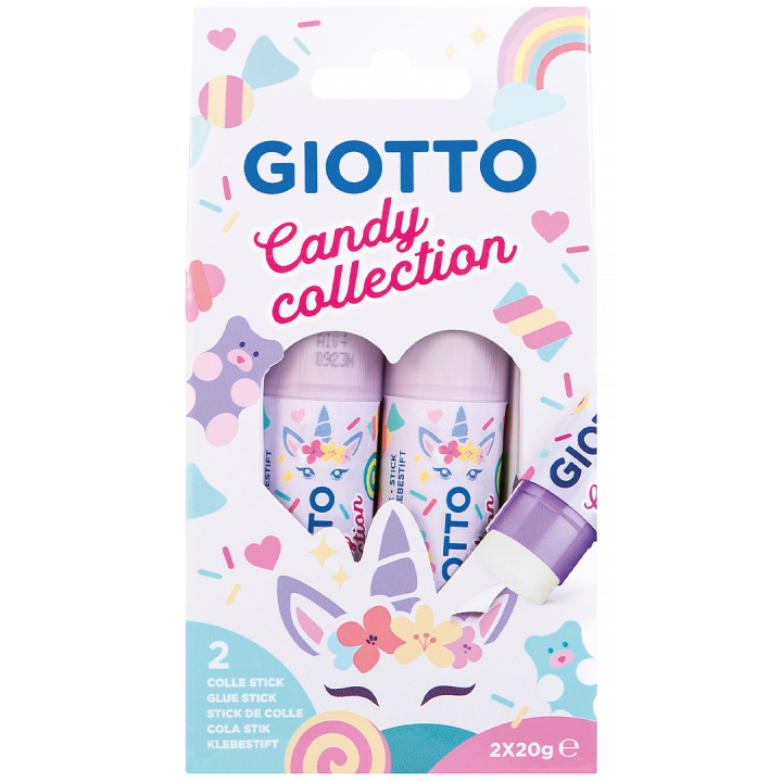 Läs mer om Giotto Candy Collection Limstift 20g 2-pack